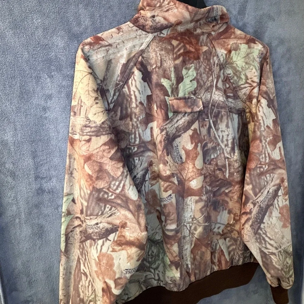Vintage Woolrich Men's XL Outdoor Guide Saddlecloth Camo Jacket Full Zip Hunting